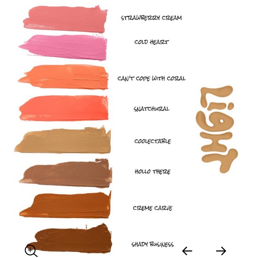 Made By Mitchell Curve Case Cream Makeup Palette - Light - Picture 2 of 3